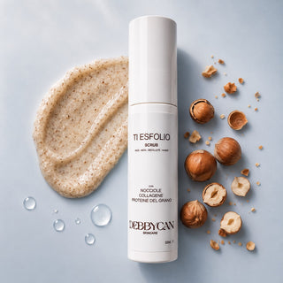 Ti Esfolio - Scrub Viso Levigante e Illuminante per una Pelle Morbida e Rinnovata