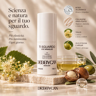 Ti Sguardo - Trattamento Contorno Occhi. Levigante, Rassodante, Anti-Rughe