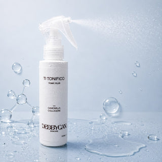 Ti Tonifico - Tonico Viso con Collagene e Acque Floreali. Nutriente, Idratante e Tonificante
